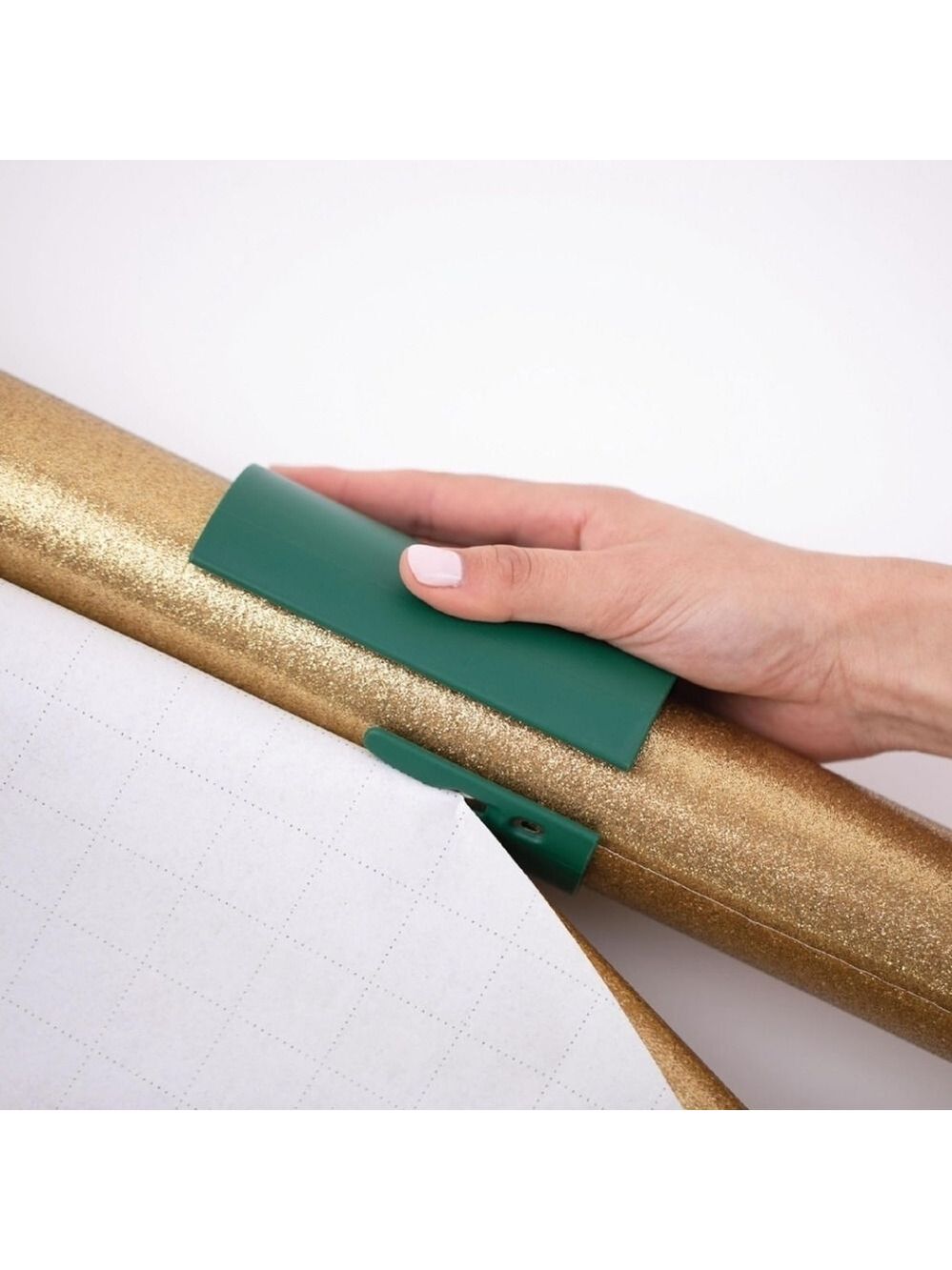 Little Elf Green Gift Wrap Cutter Christmas Paper Cutter 2 Included - Picture 6 of 12